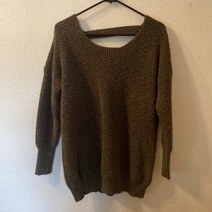 Torrid lace up back sweater size 1(1X)